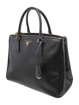 Prada Saffiano Lux Leather Galleria Double Zip Large
