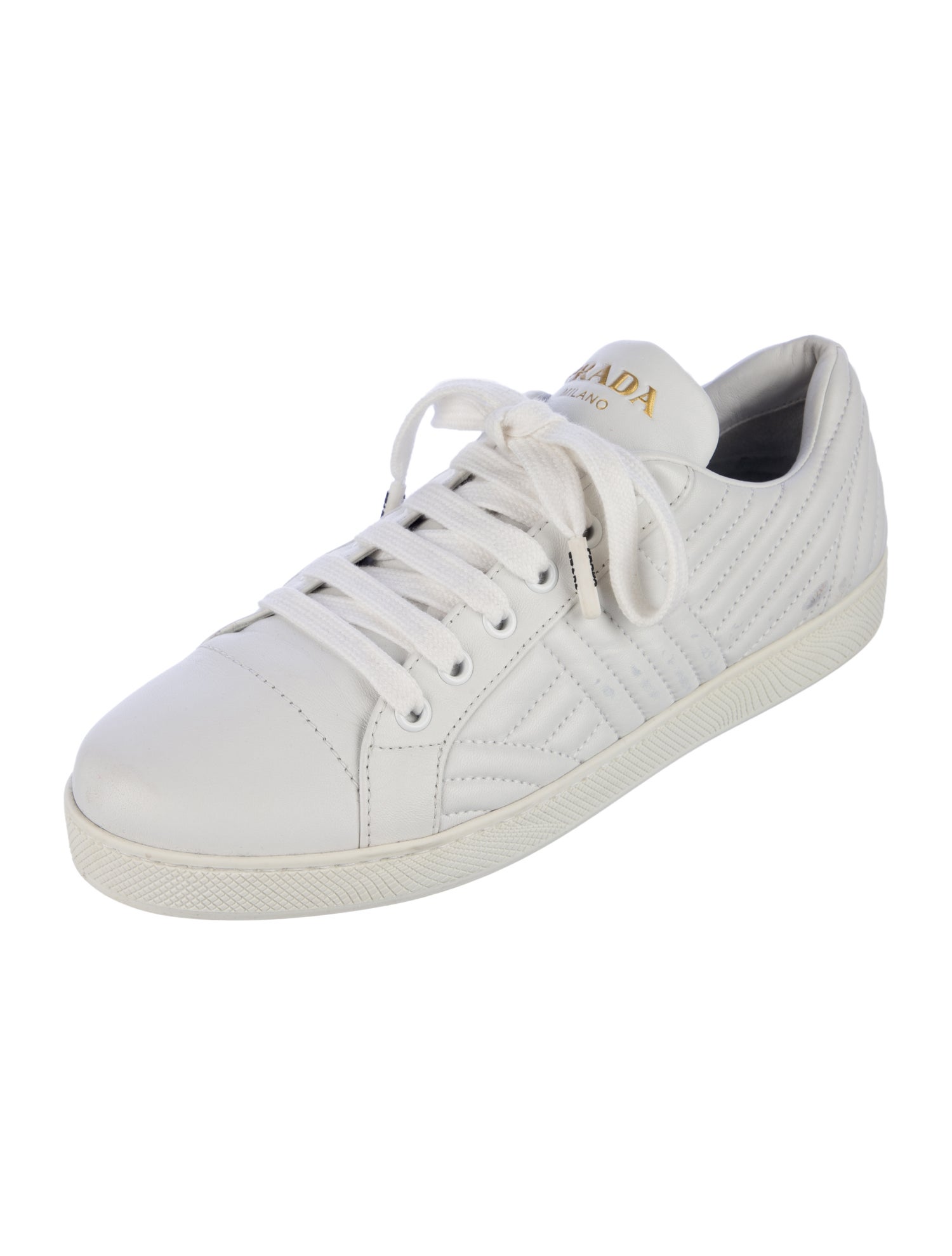 Prada Leather Sneakers