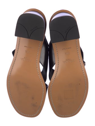 Prada Patent Leather Slingback Sandals
