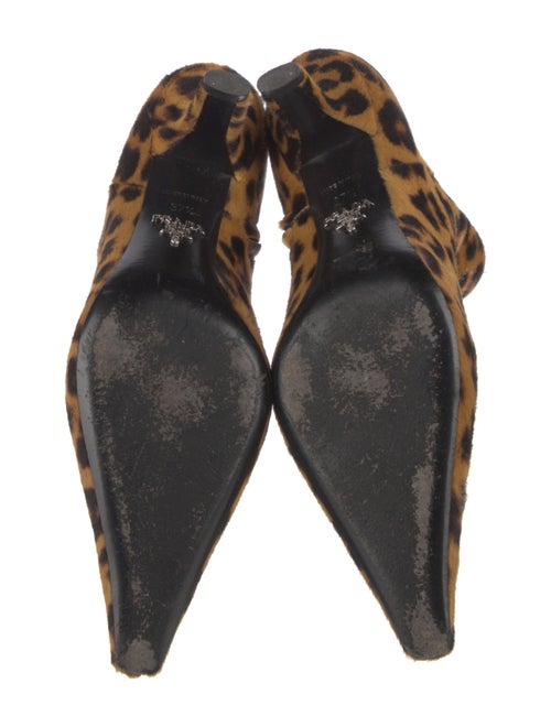 Prada Ponyhair Animal Print Boots