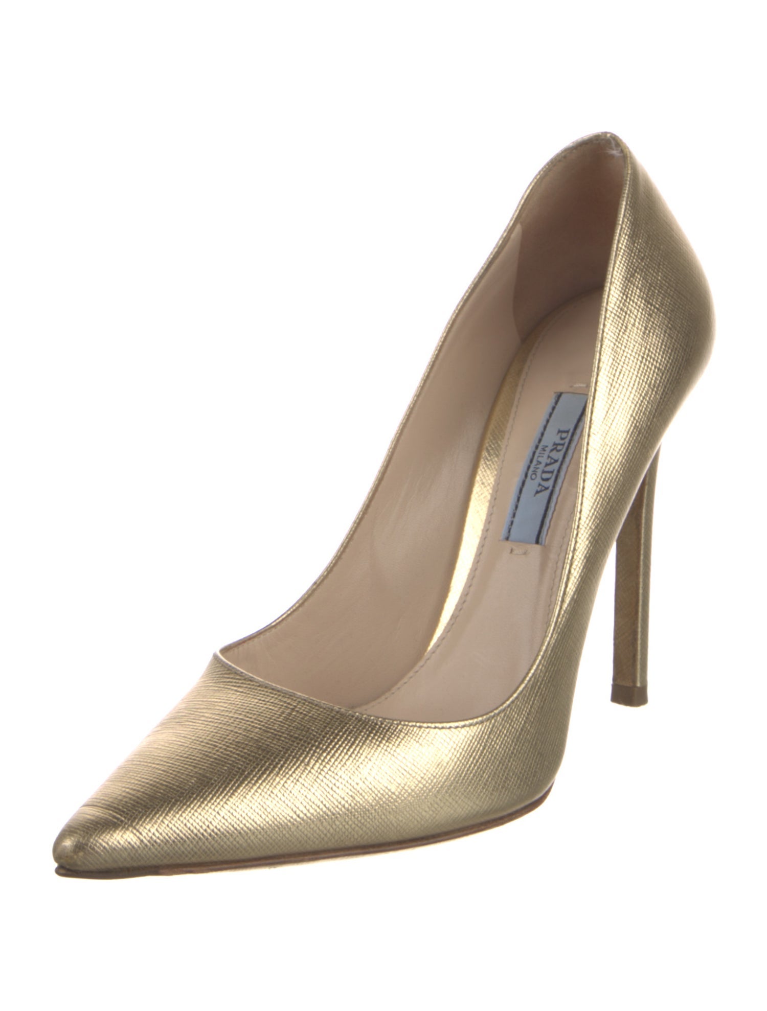 Prada Saffiano Leather Pumps