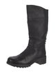 Prada Sport Leather Moto Boots