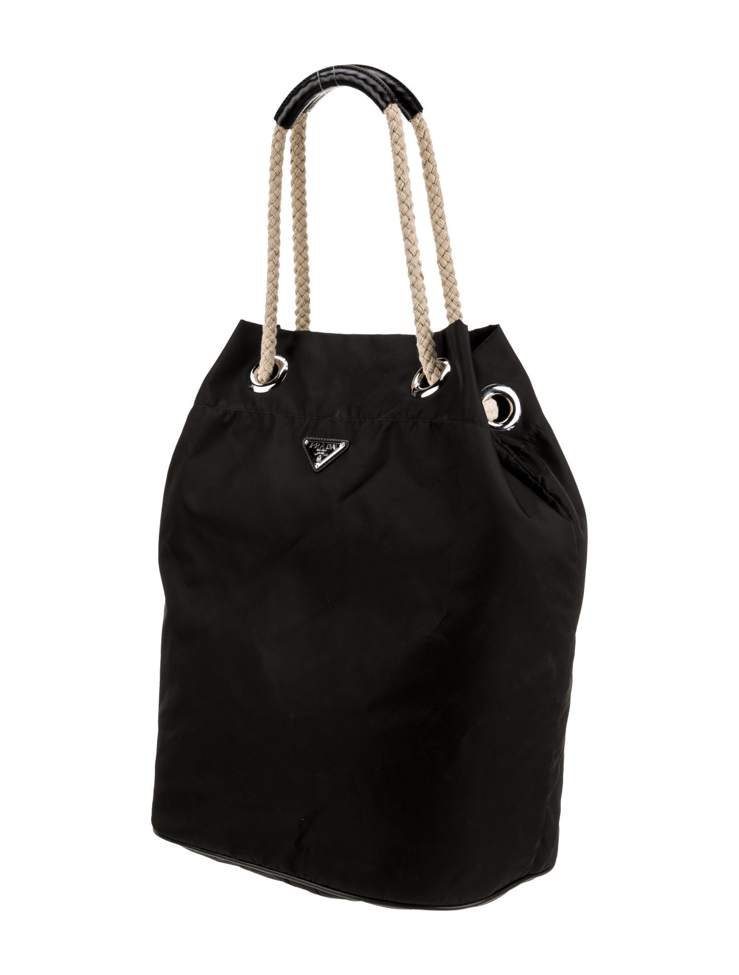 Prada Saffiano Leather Re-Nylon Mariner Medium