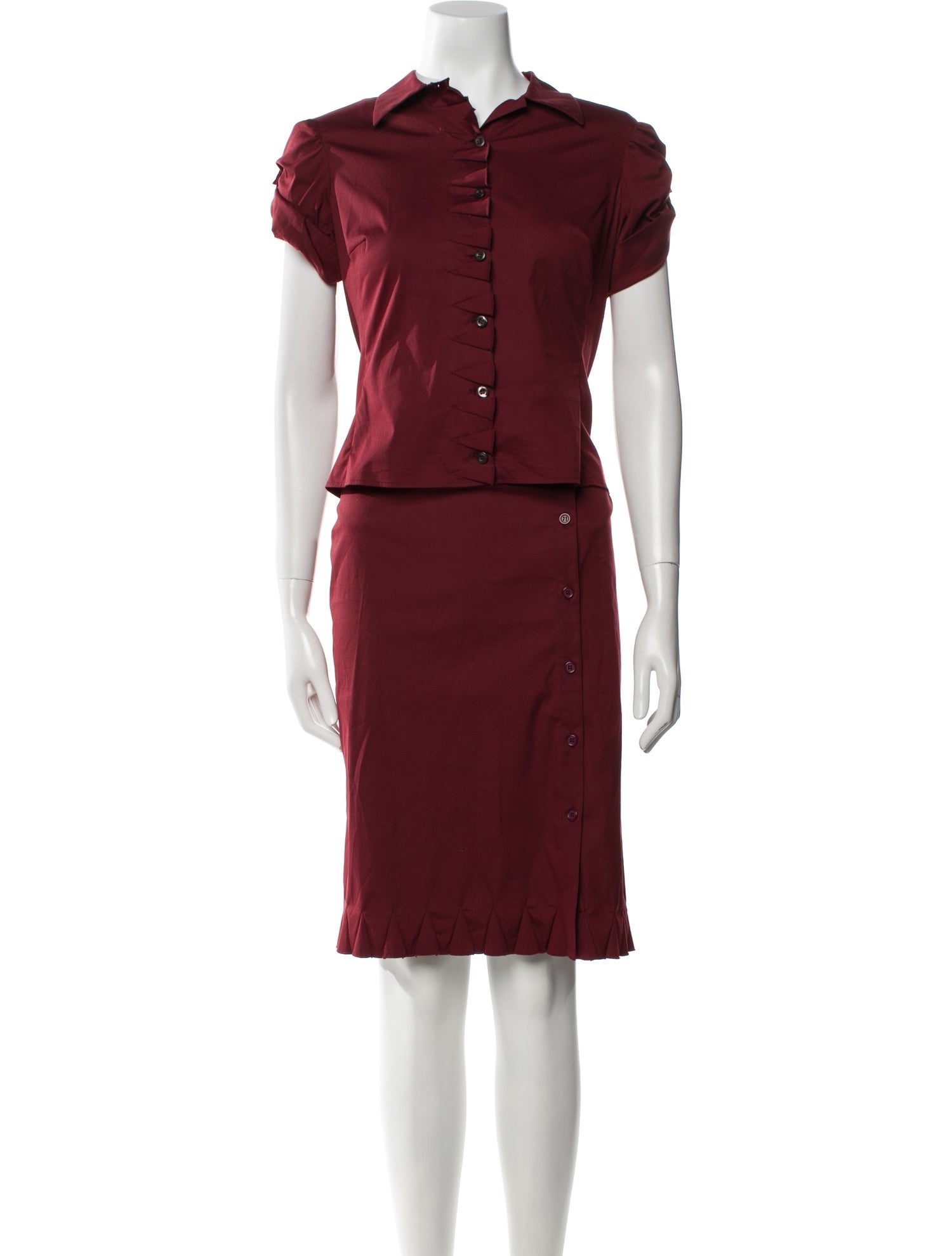 Prada Vintage 2000 Skirt Set