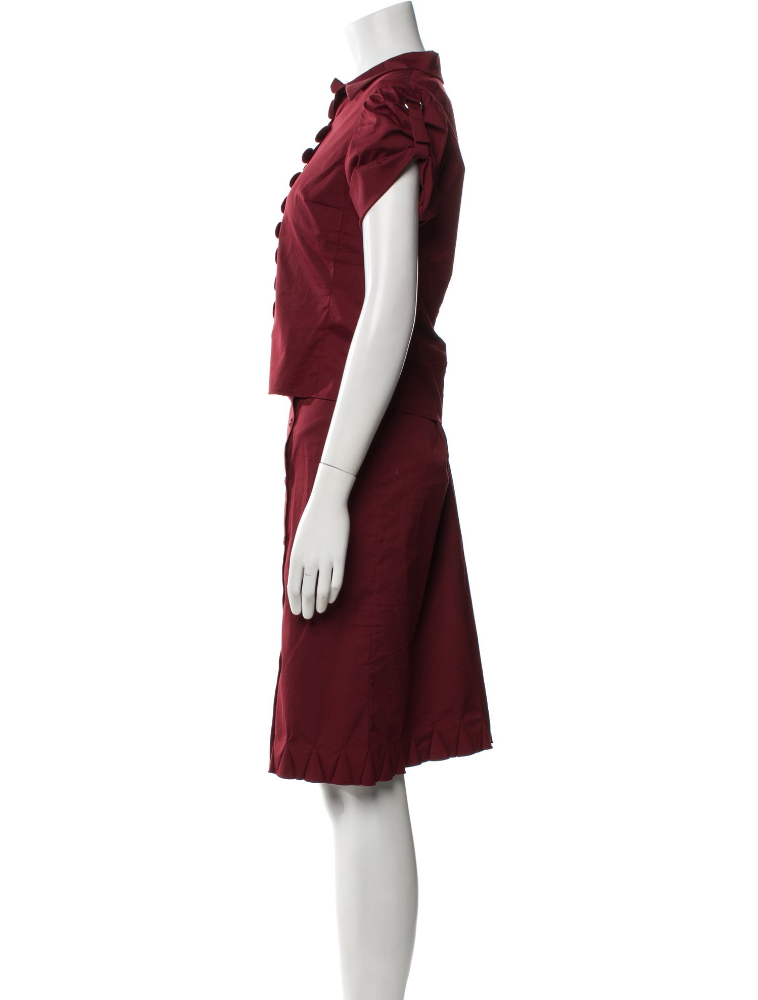 Prada Vintage 2000 Skirt Set