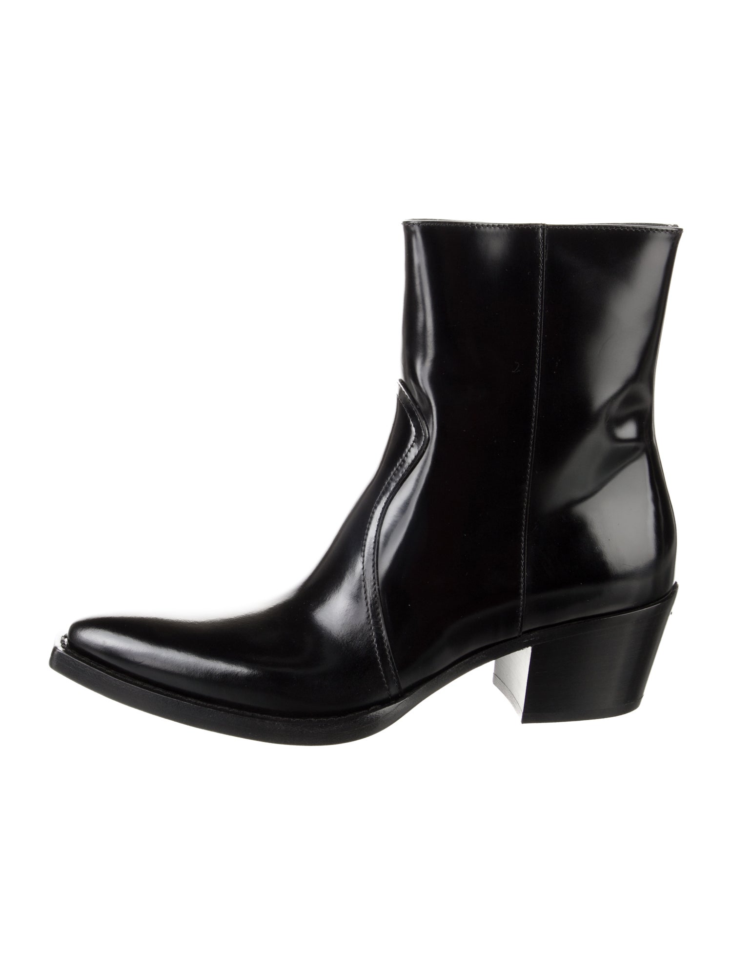 Prada Patent Leather Western Boots
