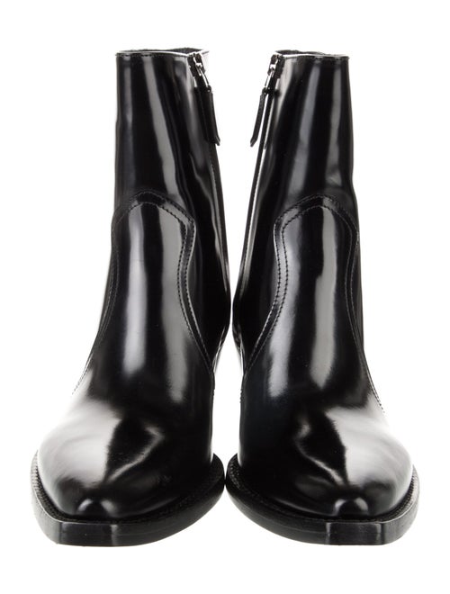 Prada Patent Leather Western Boots