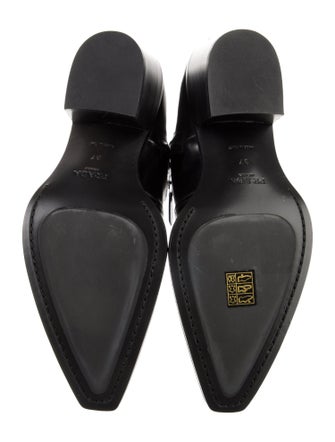 Prada Patent Leather Western Boots