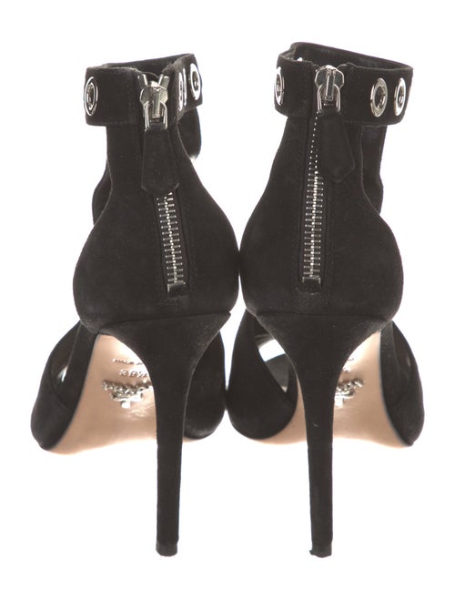 Prada Suede Cutout Accent Sandals