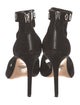 Prada Suede Cutout Accent Sandals