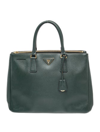 Prada Saffiano Lux Leather Galleria Double Zip Large