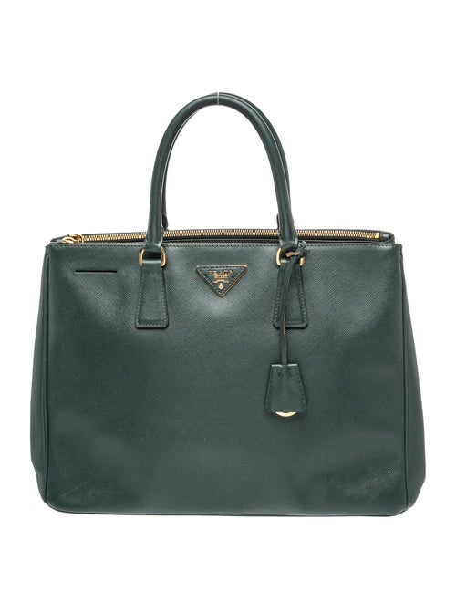 Prada Saffiano Lux Leather Galleria Double Zip Large