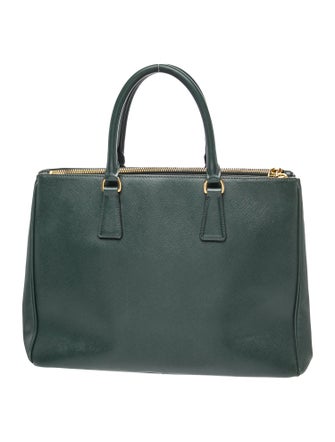 Prada Saffiano Lux Leather Galleria Double Zip Large
