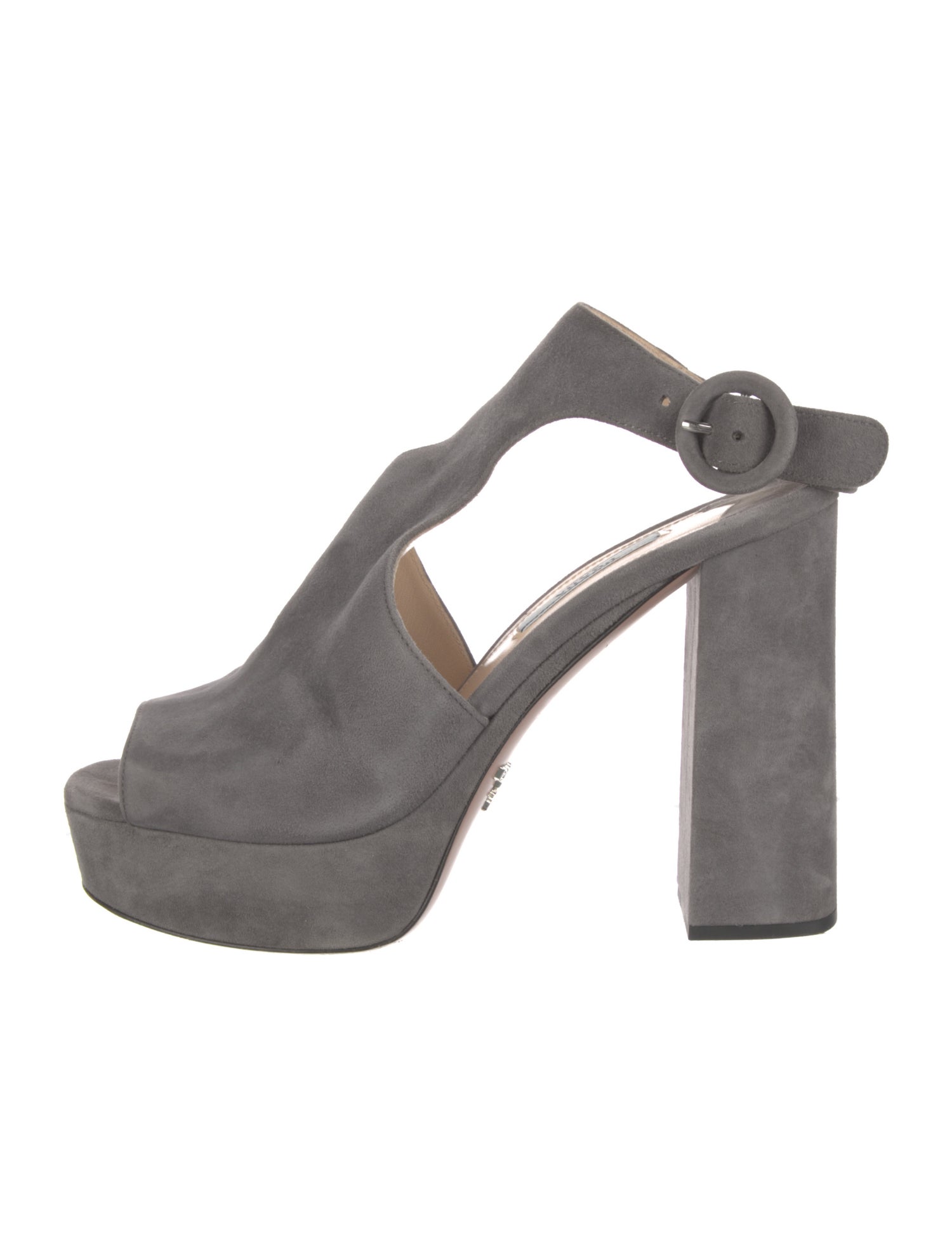 Prada Suede Slingback Pumps