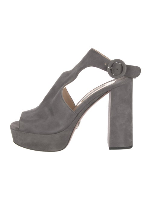 Prada Suede Slingback Pumps