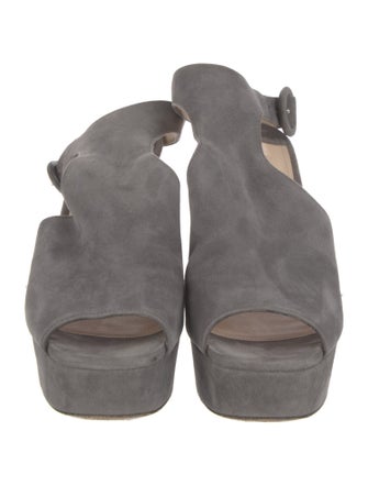 Prada Suede Slingback Pumps