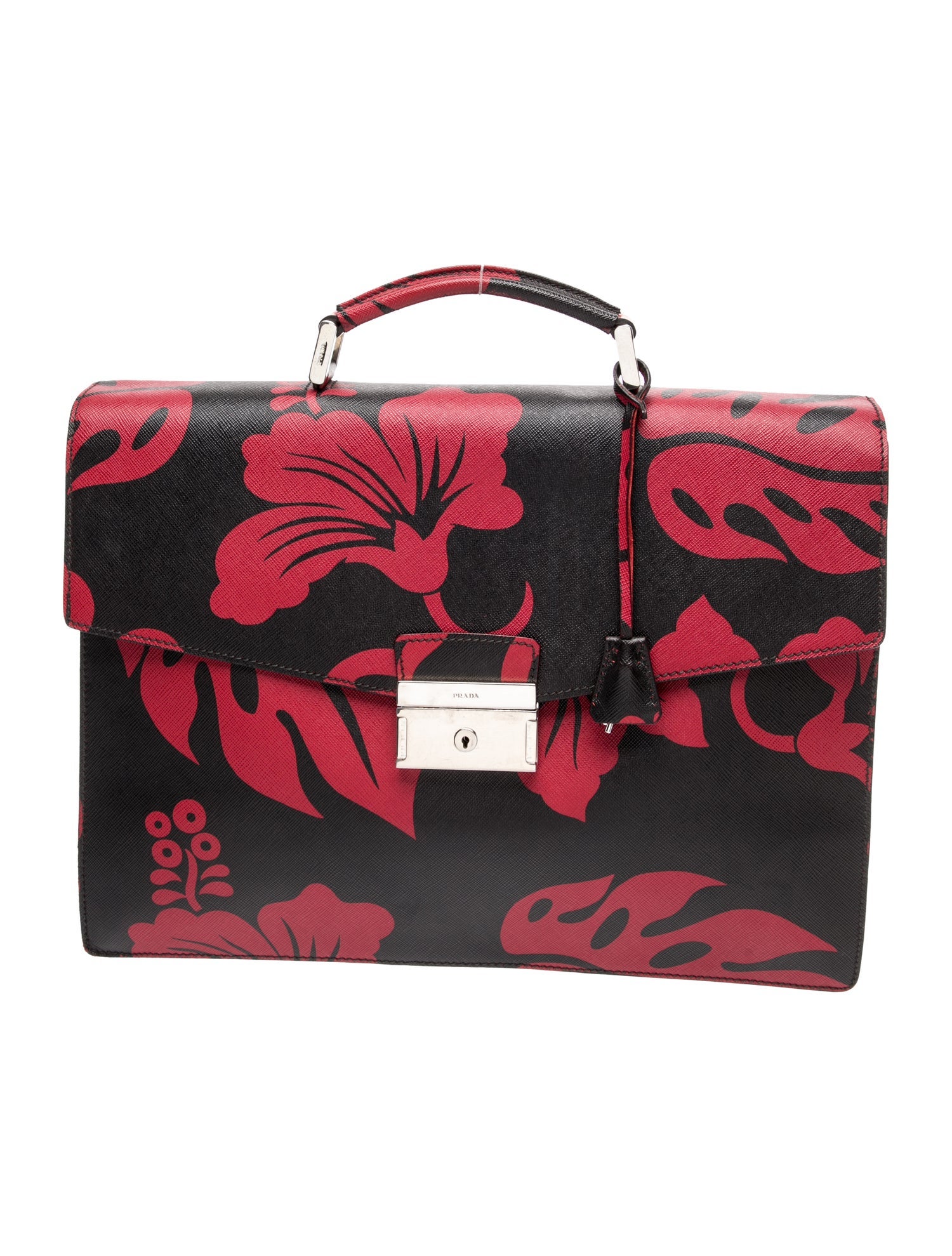 Prada Saffiano Cuir Leather Briefcase