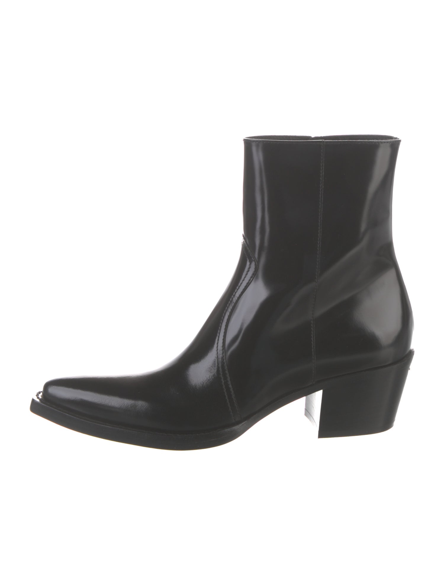 Prada Patent Leather Western Boots