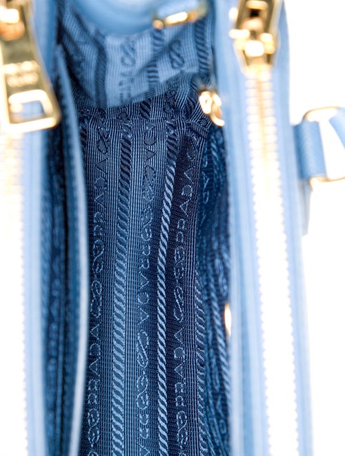 Prada Saffiano Leather Galleria Double Zip Mini