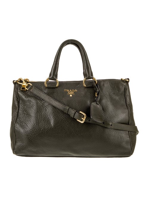 Prada Vitello Daino Leather Top Handle Bag