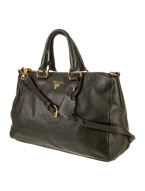 Prada Vitello Daino Leather Top Handle Bag