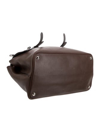 Prada City Calf Leather Top Handle Bag