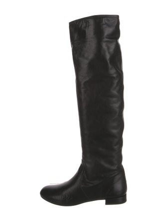 Prada Leather Riding Boots