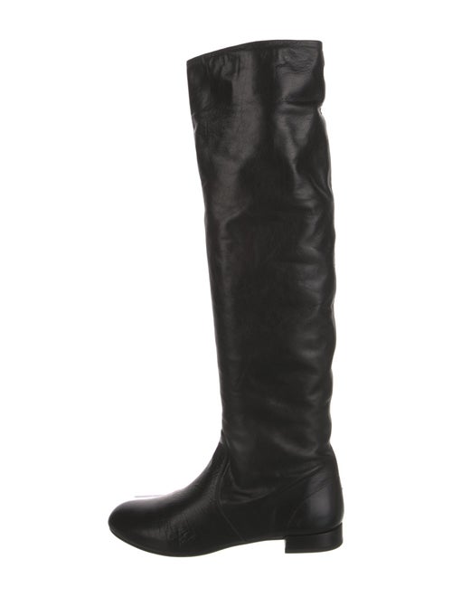 Prada Leather Riding Boots