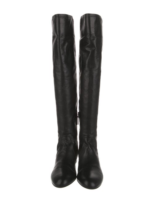 Prada Leather Riding Boots