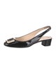 Prada Sport Patent Leather Slingback Pumps