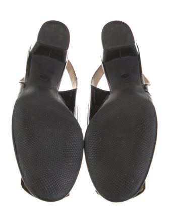 Prada Sport Patent Leather Slingback Pumps