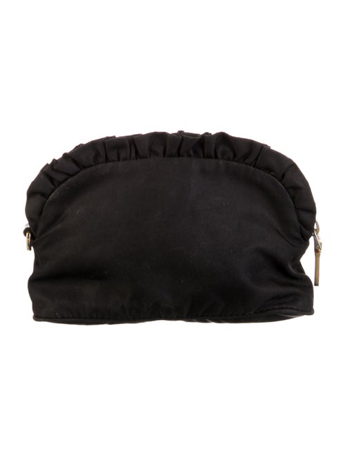 Prada Tessuto Ruffle Cosmetic Bag
