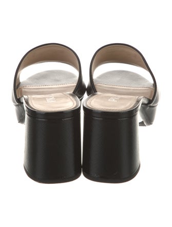Prada Saffiano Leather Slides