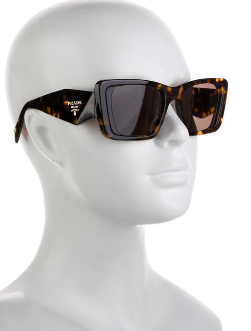 Prada Square Tinted Sunglasses