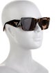 Prada Square Tinted Sunglasses