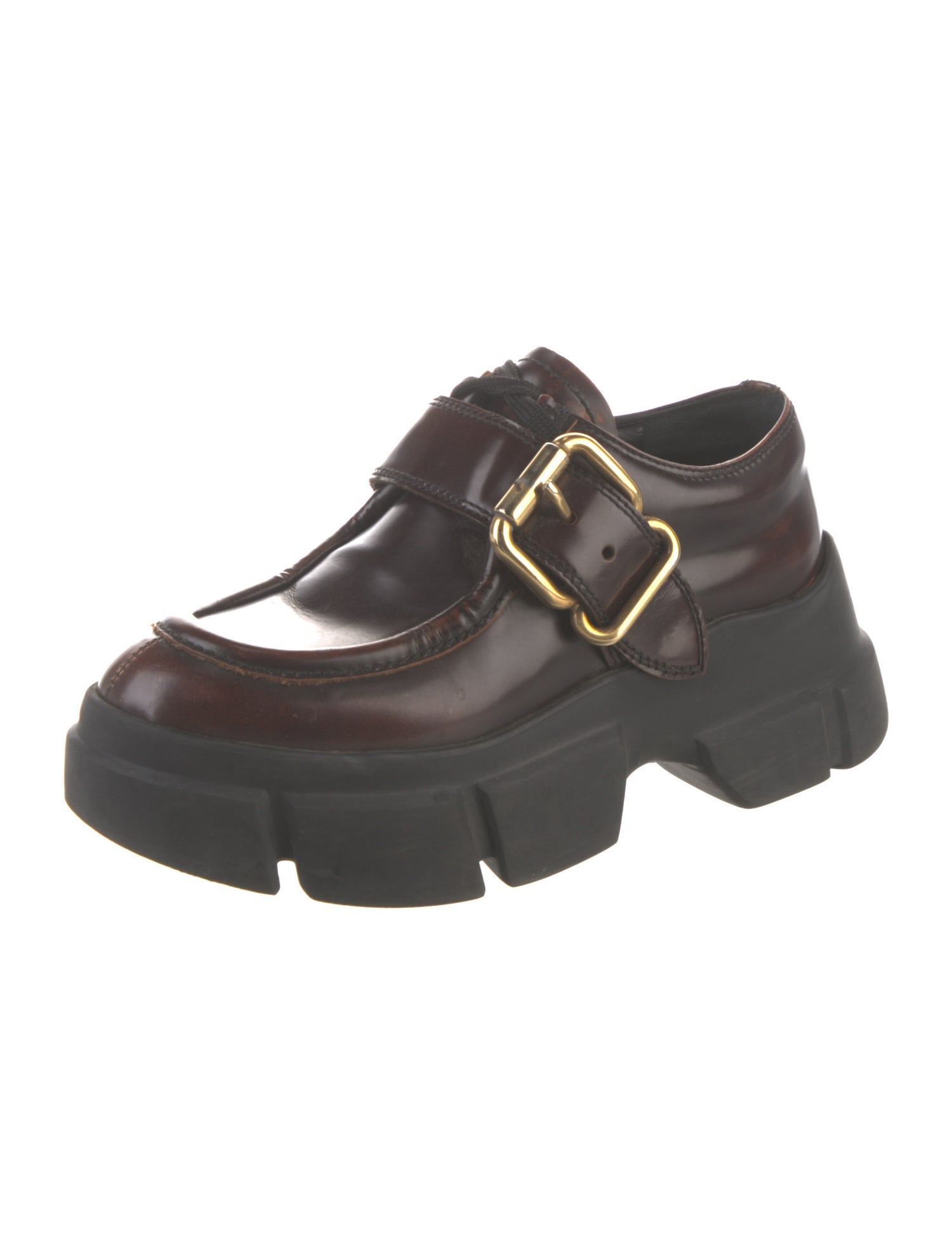 Prada Leather Oxfords