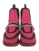 Prada Colorblock Pattern Wedge Sneakers