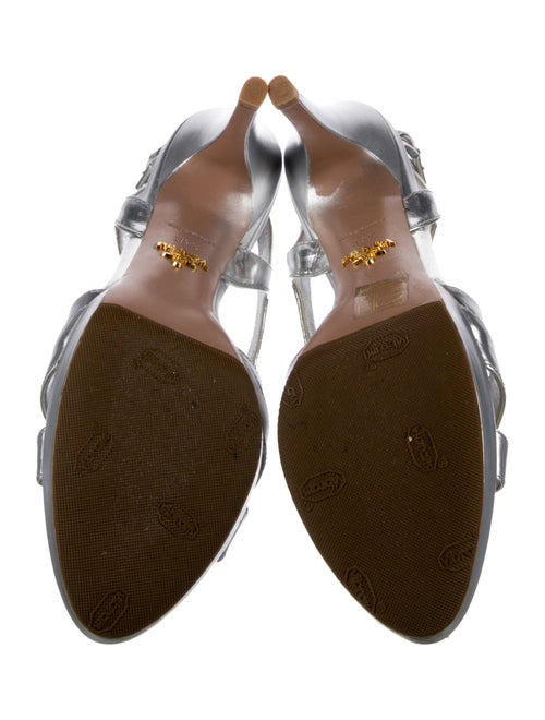 Prada Patent Leather Slingback Sandals