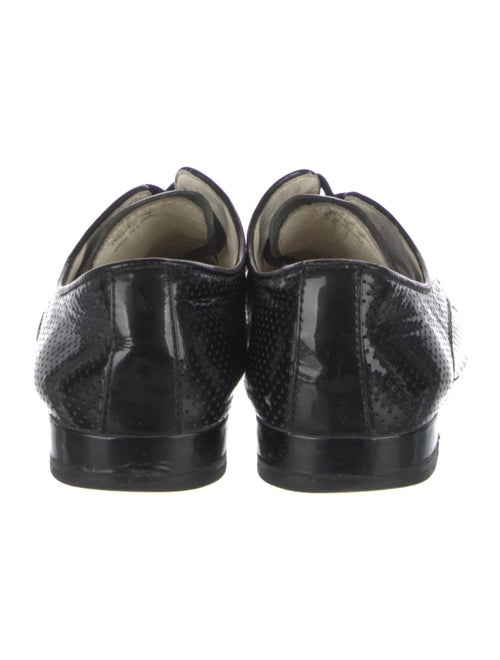 Prada Sport Patent Leather Lasercut Accents Oxfords