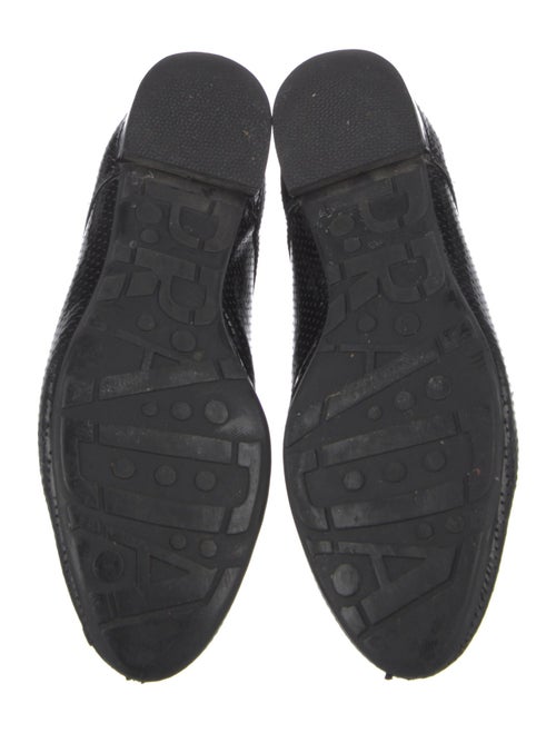 Prada Sport Patent Leather Lasercut Accents Oxfords
