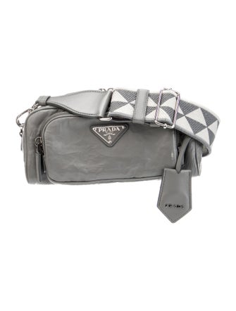 Prada Enameled Metal Triangle Multi-Pocket 2024