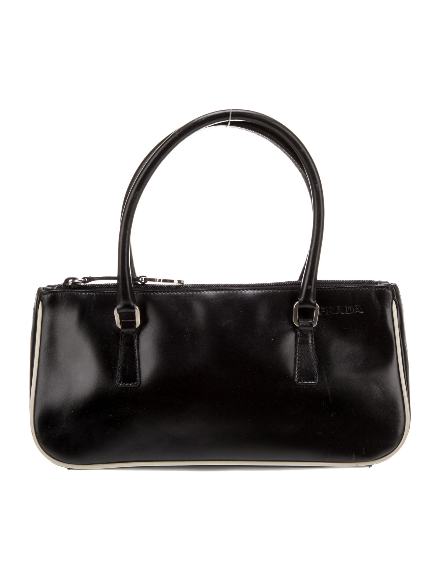 Prada Leather Top Handle Bag