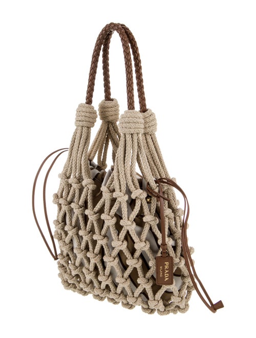 Prada Tessuto Nylon Noué Macramé Medium
