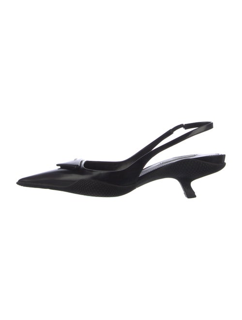 Prada Patent Leather Slingback Pumps