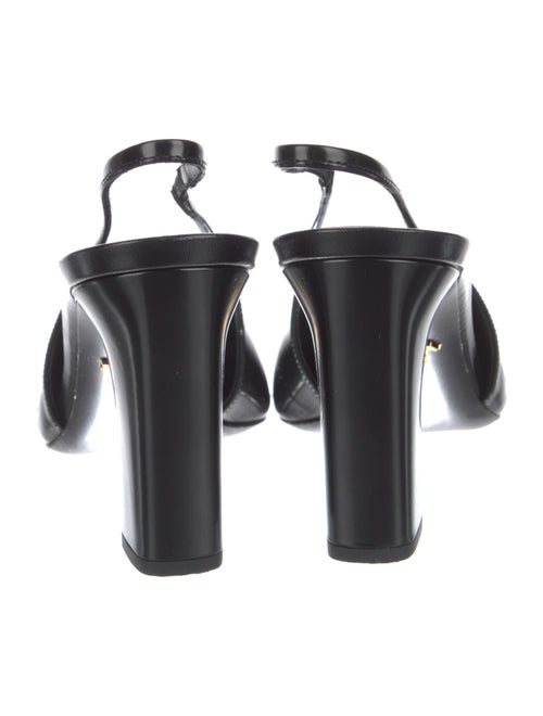 Prada Patent Leather Slingback Pumps