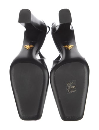 Prada Patent Leather Slingback Pumps