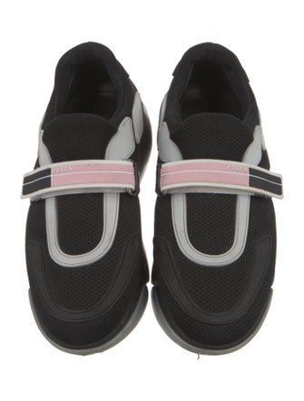 Prada Mesh Graphic Print Sneakers