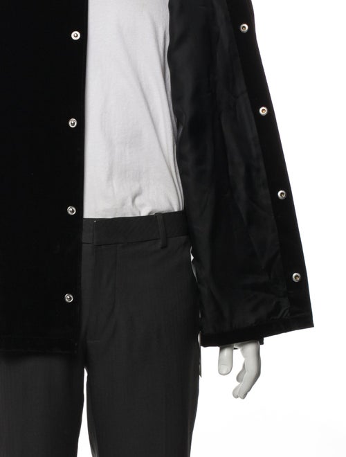 Prada 2022 Enameled Metal Triangle Trucker Jacket