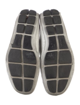 Prada Leather Moccasins