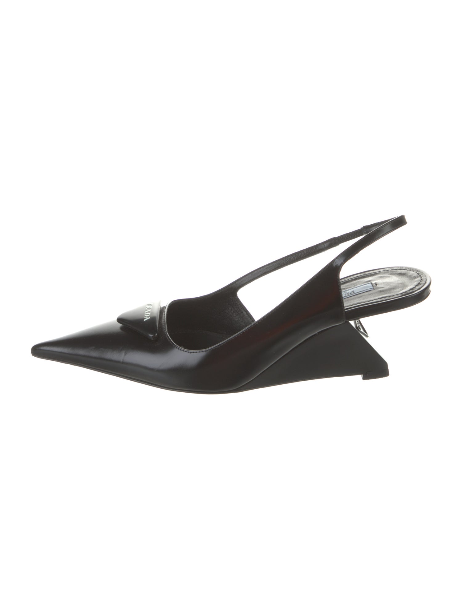 Prada Leather Slingback Pumps